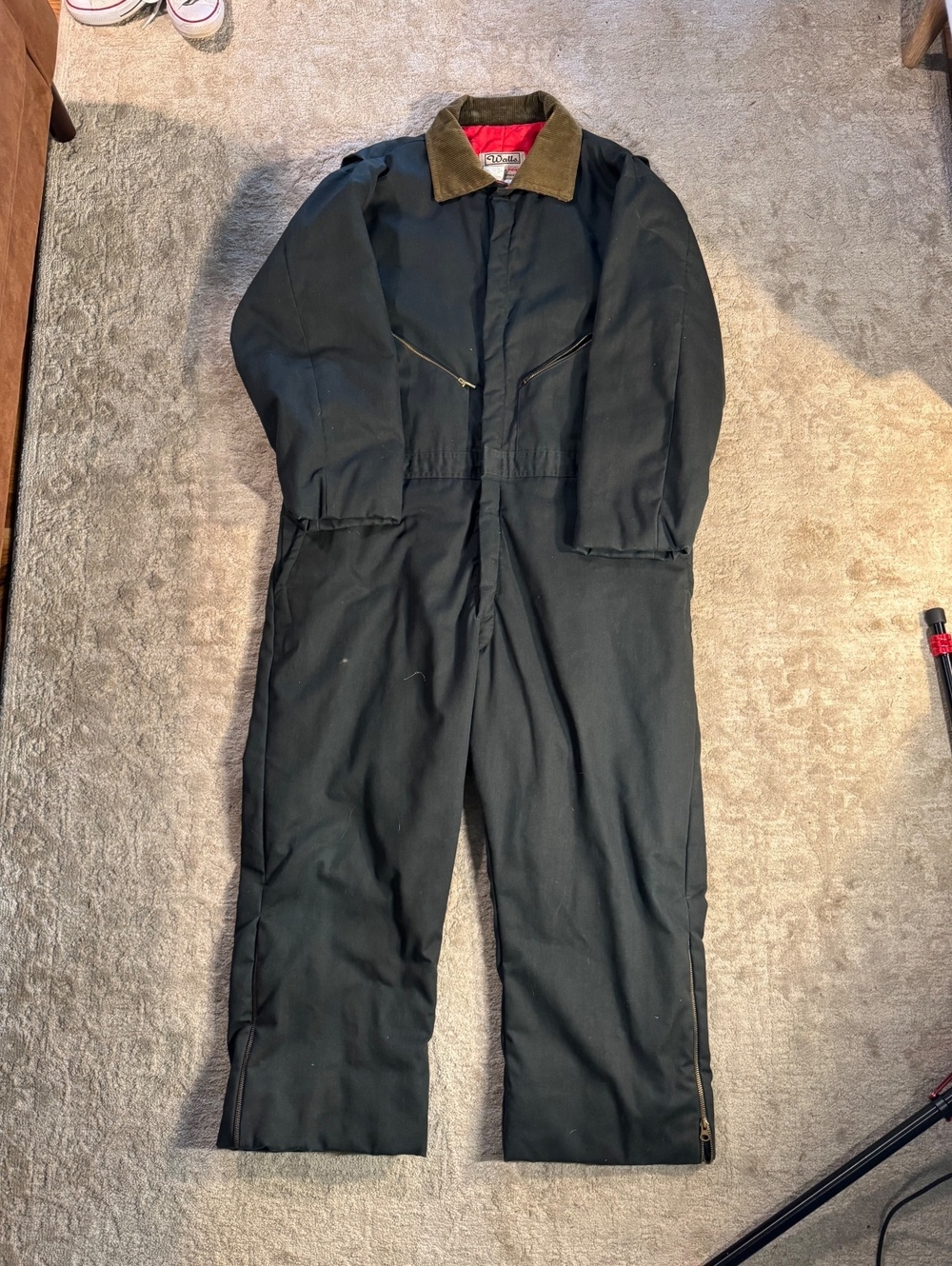 Vintage Walls Blizzard-Pruf Insulated Coveralls Men’s 3XL Regular Black Workwear